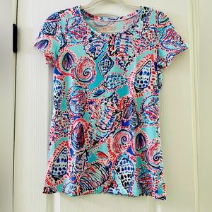 Lilly Pulitzer Lightweight S Paisley Print T-shirt